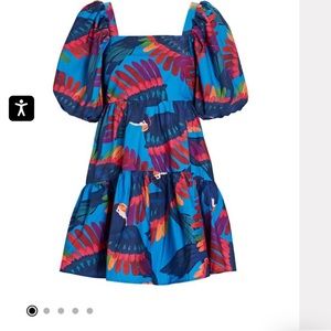 RAINBOW MACAW MINI DRESS
